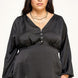 Satin Babydoll Blouse
