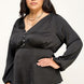 Satin Babydoll Blouse