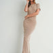Short-sleeve Maxi Dress