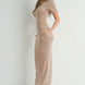 Short-sleeve Maxi Dress