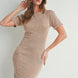 Short-sleeve Maxi Dress
