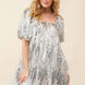 Sequin Babydoll Mini Dress