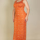 Plus Size Tie Dye Printed Tank Bodycon Maxi Dress