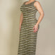 Plus Size Tie Dye Printed Tank Bodycon Maxi Dress
