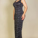 Plus Size Tie Dye Printed Tank Bodycon Maxi Dress
