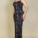 Plus Size Tie Dye Printed Cami Bodycon Maxi Dress