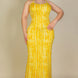 Plus Size Tie Dye Printed Cami Bodycon Maxi Dress