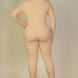 Plus Size Ribbed Scoop Neck Long Sleeve Jumpsuit