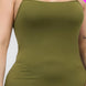 Plus Size Crisscross Back Split Thigh Maxi Dress