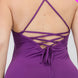 Plus Size Crisscross Back Split Thigh Maxi Dress