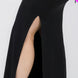 Plus Size Crisscross Back Split Thigh Maxi Dress