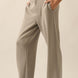 Premium Scuba High Waist Button Zip Up Fly Pants