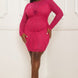 Animal Print Rhinestone Mesh Plus Size Mini Dress