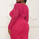 Animal Print Rhinestone Mesh Plus Size Mini Dress