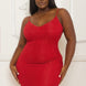 Rhinestone Body Plus Size Mini Dress