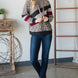 Animal Color Block Hoodie
