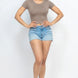 Short Sleeve Roundneck Crop Top
