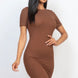 Ribbed Bodycon Midi Dress