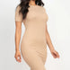 Ribbed Bodycon Midi Dress