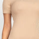 Ribbed Bodycon Midi Dress