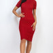 Ribbed Bodycon Midi Dress