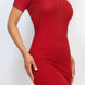 Ribbed Bodycon Midi Dress