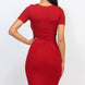 Ribbed Bodycon Midi Dress
