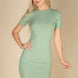 Ribbed Bodycon Midi Dress