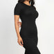 Ribbed Bodycon Midi Dress