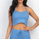 Ribbed Crop Cami Top & Shorts Set