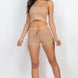 Ribbed Crop Cami Top & Shorts Set