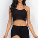 Ribbed Crop Cami Top & Shorts Set