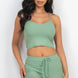 Ribbed Crop Cami Top & Shorts Set