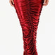 Metallic Rushed Halter Dress