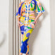 Front Ruched V-neck Midi Dress