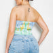 Strapless Satin Effect Scarf Top