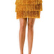 Fringe Metallic Skirt