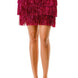 Fringe Metallic Skirt