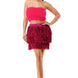 Fringe Metallic Skirt