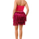 Fringe Metallic Skirt