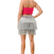 Fringe Metallic Skirt