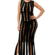 Cut Out Fringe Dress