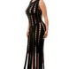 Cut Out Fringe Dress