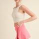 Corset Inspired Cropped Tank Top