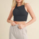 Corset Inspired Cropped Tank Top