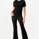 Pretty Pleated Flare Pants Set