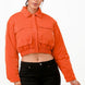 Shiny Puffer Bomber Jacket