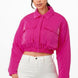 Shiny Puffer Bomber Jacket