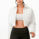 Shiny Puffer Bomber Jacket