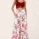Printed Maxi Skirt With Pockets